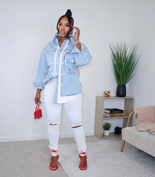 Manhattan Denim Top