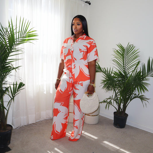 IN THE BREEZE PANTS SET