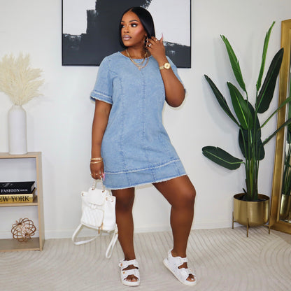 Easy Days Denim Dress