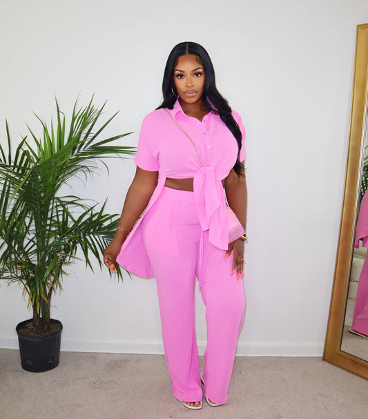 CHERRY BLOSSOM PANT SET