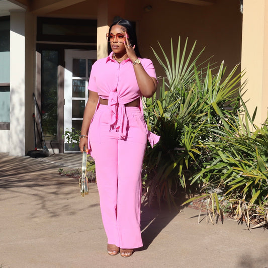 CHERRY BLOSSOM PANT SET