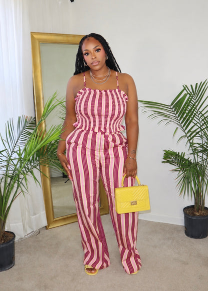 Candy Stripes Pant Set
