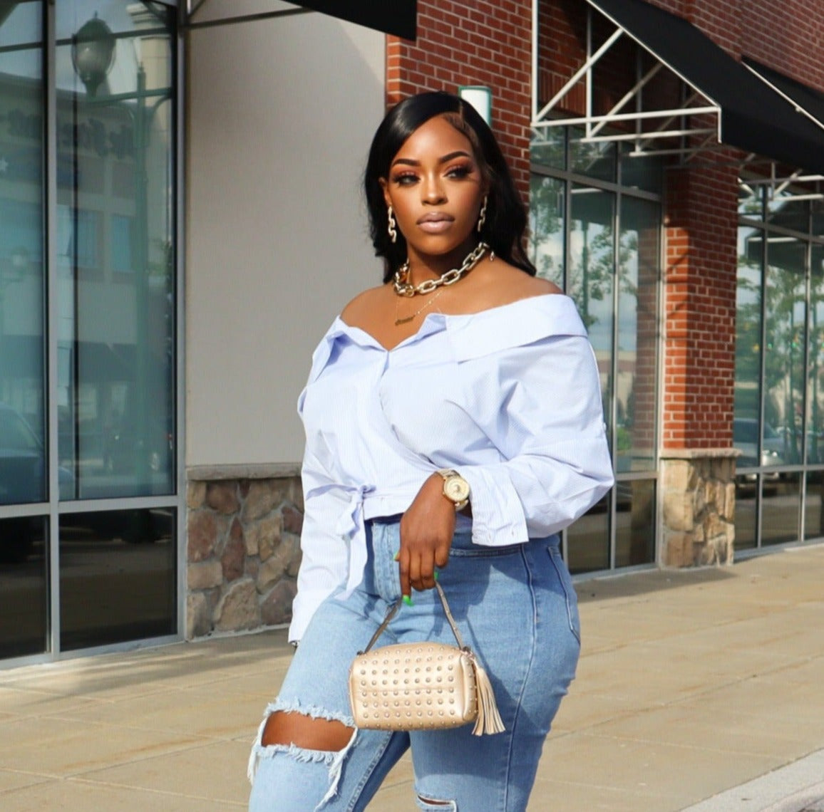 Cold Shoulder Top